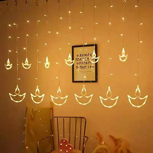 Window Curtain Lights - Diyas-2 Window-Curtain-Lights-Diyas-gift-gallery